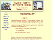 Tablet Screenshot of madisonvahistoricalsociety.org